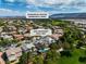 Aerial view of the property close to Summerlin Centre Community Park at 1551 Boundary Peak Way, Las Vegas, NV 89135