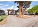 Property showing a long driveway and a covered parking area at 2532 Arrowhead St, North Las Vegas, NV 89030