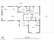A detailed floor plan showcasing the layout of the house. 1954 sq ft at 2880 Placita Ct, Las Vegas, NV 89121