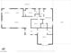 A detailed floor plan showcasing the layout of the house at 2880 Placita Ct, Las Vegas, NV 89121