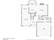 Detailed floorplan showcasing the layout of the first level, including the living spaces at 2924 Pleasant Lake Dr, Las Vegas, NV 89117