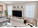 Cozy living room with large windows and tile floors at 3114 Molinos Dr, Las Vegas, NV 89141
