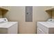 Efficient laundry room features both a washer and dryer hookups at 32 E Serene Ave # 207, Las Vegas, NV 89123