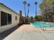 A clear and refreshing pool with patio at 349 Esquina Dr, Henderson, NV 89014