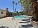 A clear and refreshing pool with patio at 349 Esquina Dr, Henderson, NV 89014