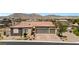 Beautiful single story home with desert landscaping, three car garage, and mountain views at 4317 Velvet Ridge Ct, Las Vegas, NV 89129