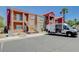 Multi-level apartment building featuring private balconies with outdoor staircases at 4730 E Craig Rd # 1005, Las Vegas, NV 89115