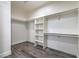 Spacious walk-in closet with built-in shelves and ample storage space at 4801 Stoneham, Pahrump, NV 89061
