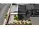 Aerial view of a two-story house showcasing the property's layout, landscaping, and neighborhood at 5015 Thunder River Cir, Las Vegas, NV 89148