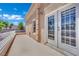 Outdoor balcony offers a private spot with a view of the surrounding landscape at 5015 Thunder River Cir, Las Vegas, NV 89148