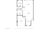 Detailed floor plan showcasing room dimensions, layout, and the arrangement of the home's primary spaces at 5015 Thunder River Cir, Las Vegas, NV 89148