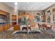 Kitchen with granite counters, stainless steel appliances, and an adjacent breakfast nook at 51 Avenida Sorrento, Henderson, NV 89011
