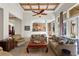 Bright living room showcasing high ceilings, and an open layout to the kitchen at 51 Avenida Sorrento, Henderson, NV 89011