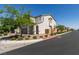 Charming two-story home with a well-manicured front yard and an ample driveway at 6442 Kobe Knoll Ct, Las Vegas, NV 89141