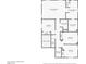 Second floor floor plan showcasing multiple bedrooms, bathrooms, closets, and the laundry room at 6591 Gertrude Ct, Las Vegas, NV 89141