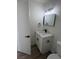 Stylish bathroom with modern vanity, sleek mirror, and updated fixtures at 8068 Cetus Cir, Las Vegas, NV 89128