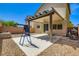 Private backyard featuring a covered patio, perfect for outdoor relaxation at 8295 Nebula Cloud Ave, Las Vegas, NV 89131