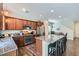 Well-appointed kitchen with stainless appliances, granite counters, and a spacious island at 8295 Nebula Cloud Ave, Las Vegas, NV 89131