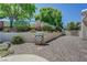 Backyard featuring a grill and low-maintenance landscaping and plants at 905 Star Pine Dr, Las Vegas, NV 89144