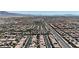 Distant aerial view depicting the extent of a community and its layout at 9950 Coyote Echo Ct, Las Vegas, NV 89166