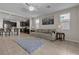 Open floor plan with living room flowing into the kitchen at 9950 Coyote Echo Ct, Las Vegas, NV 89166