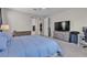 Bright main bedroom with carpet flooring and natural light at 9950 Coyote Echo Ct, Las Vegas, NV 89166