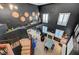 An aerial view of the two-story living room shows the decor and open space at 11417 Rock Cove Way, Las Vegas, NV 89141