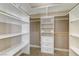 Custom closet with shelving, drawers, and plenty of storage space at 12116 Vista Linda Ave, Las Vegas, NV 89138
