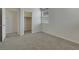 Bedroom featuring neutral walls, carpet, and closet for storage and organization at 152 Walkinshaw Ave, Las Vegas, NV 89148