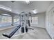 Well-lit community gym with a variety of weight training machines offers residents a convenient fitness center at 200 Teller St, Henderson, NV 89074