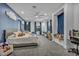 Spacious bedroom with twin beds, a play area, and large windows at 2058 Troon Dr, Henderson, NV 89074
