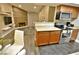 Beautiful kitchen featuring modern appliances, stylish countertops, and a seamless connection to the living space at 4200 S Valley View Blvd # 3074, Las Vegas, NV 89103