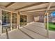 Covered patio offers an inviting outdoor living space with backyard views at 4637 Balfour Dr, Las Vegas, NV 89121