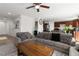 Inviting living room showcases seamless flow to the kitchen and comfortable seating at 4976 Quiet Morning St, Las Vegas, NV 89122