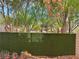 Private backyard view showcasing mature trees, landscaping, and outdoor space at 5474 S Maryland Pkwy, Las Vegas, NV 89119