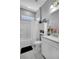Bright bathroom featuring a shower-tub combination, vanity with white cabinets, and neutral color scheme at 5812 Shangri La Night Ct, Las Vegas, NV 89149