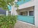 Private apartment balcony with pleasant views and well-maintained building facade at 6955 N Durango Dr # 1022, Las Vegas, NV 89149