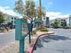 Well-manicured community entrance with inviting landscaping and clear signage at 6955 N Durango Dr # 1022, Las Vegas, NV 89149