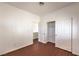 This bedroom offers great closet space and access to other areas in the home at 7977 Blue Brook Dr, Las Vegas, NV 89147