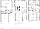 Three story floor plan showing lower level, kitchen and living areas, plus bedrooms at 8055 Haywood Estate Ave, Las Vegas, NV 89113