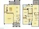 Detailed floor plan showcasing the layout of this two-story home at 8131 Skye Plum St, Las Vegas, NV 89166