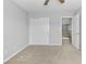 Neutral bedroom with closet and view into upstairs hallway at 1063 Silver Star St, Henderson, NV 89002