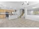Open-concept kitchen featuring stainless appliances and tile flooring at 1063 Silver Star St, Henderson, NV 89002
