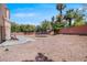 Spacious backyard with low-maintenance landscaping, ideal for outdoor living and recreation at 2500 Cortina Ave, Henderson, NV 89074