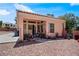 Enclosed patio area with sliding glass doors, perfect for entertaining or relaxing outdoors at 2500 Cortina Ave, Henderson, NV 89074