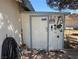 Exterior of a Personal cave shed with a 