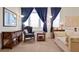 Comfortable living room area filled with lots of natural light with stylish furniture, perfect for relaxation and entertaining guests at 3088 Evening Mist Ave, Henderson, NV 89052