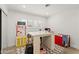 Bright room with a white table, decorated with a handmade stand and colorful objects at 3108 Sonia Dr, Las Vegas, NV 89107