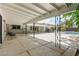 Spacious covered patio with an open design, perfect for outdoor entertaining by the pool at 3108 Sonia Dr, Las Vegas, NV 89107