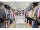 Spacious walk-in closet with custom shelving and ample storage for clothes and accessories at 3108 Sonia Dr, Las Vegas, NV 89107